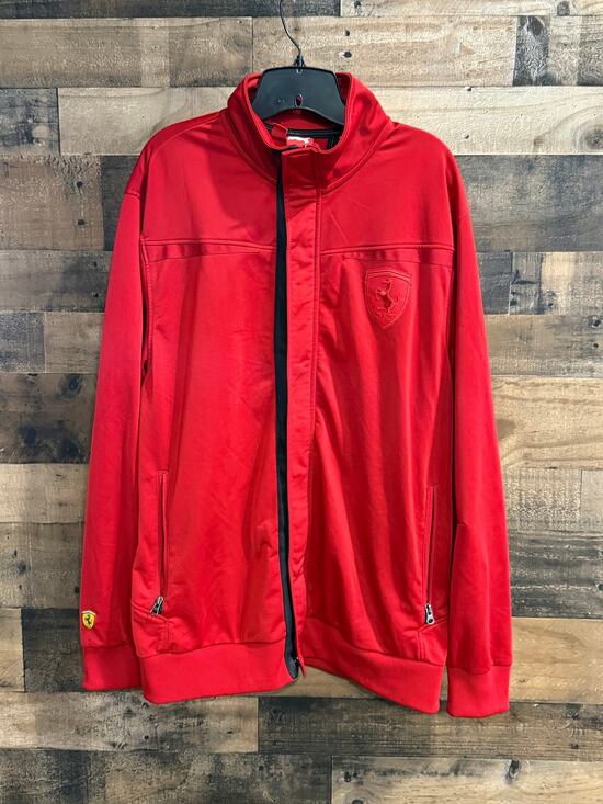 Puma Other - Puma x Scuderia Ferrari Men's Red Full-Zip Track Jacket - Size XXL